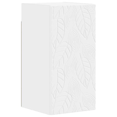 vidaXL - Badkamer - wandkast - DELFT - Wit - 30 - x - 31 - x - 59 - cm - Bewerkt - hout