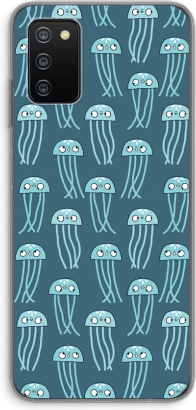 Case Company® - Hoesje geschikt voor Samsung Galaxy A03S hoesje - Kwallie - Soft Cover Telefoonhoesje - Bescherming aan alle Kanten en Schermrand