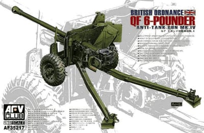 AFV-Club QF 6-Pounder Anti-Tank Gun Mk.IV - Militaire modelbouw 1:35 - AF35217