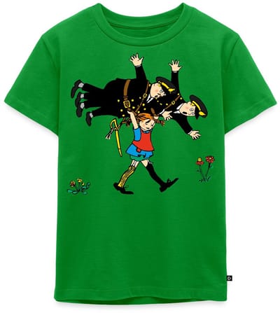 Pippi Langkous Pippi En De Politie Premium T Shirt Kinderen