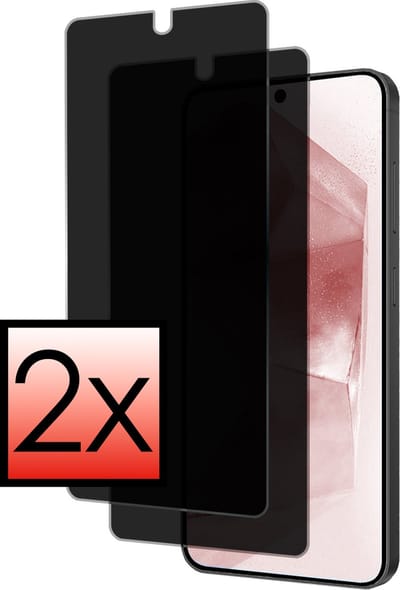 Screenprotector - 2 Stuks - Geschikt voor Samsung Galaxy A55 - Privacy Filter - Beschermglas - Gehard Glas - Tempered Glass - Screen Protector - Anti Spy - Full Display Cover