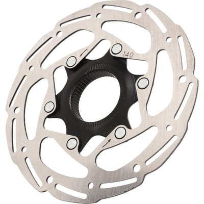 Disque de frein à disque Center Lock pour vélo Acier avec couvercle Center Lock pour vélo de route VTT 140 mm black
