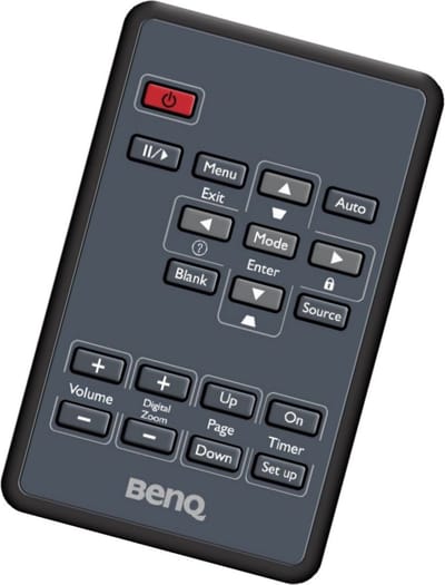 Afstandsbediening geschikt voor de BENQ MP512 beamer, vervangt 5F.26J1K.271 / 5J.J3S06.001 / 5J.J5206.001 / 5J.J5R06.011
