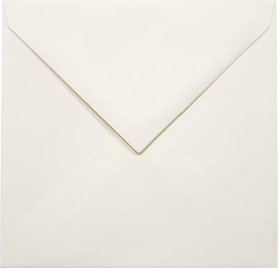 Gladde ecru enveloppen A5 - 170 x 170 mm - 25 stuks - NK natgelijmde - 120 gram - Malmero - Netuno