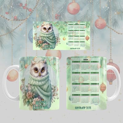 Mok Merry christmas / Vrolijk kerstfeest met de jaarkalender 2024!
