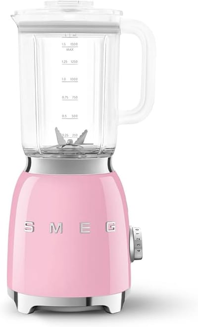 Keuken Mixer - Smoothie Maker - Vruchtensappen Maken - 4 Programma's - 1.5 Liter Kan - Pastel Rose