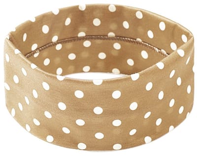 Haarbanden met stippen, casual polyester, dagelijkse accessoires - khaki