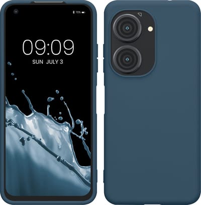 kwmobile telefoonhoesje geschikt voor ASUS Zenfone 10 / Zenfone 9 - Hoesje voor smartphone - Back cover in marineblauw