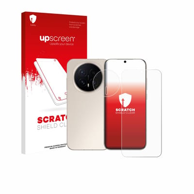 upscreen - Screenprotector voor Honor Magic 8 (Voor+Camera) - Folie Beschermfolie transparant