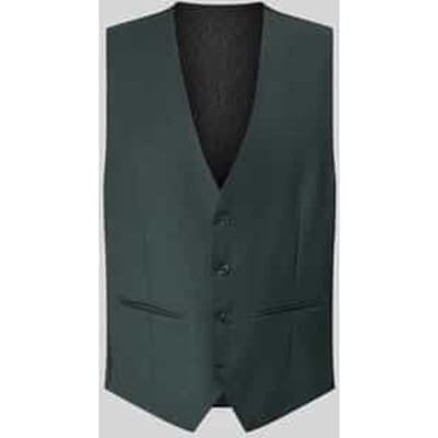 Gilet met V-hals en paspelzakken