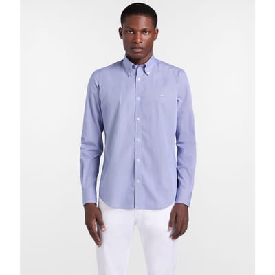 regular fit man blauwe lucht