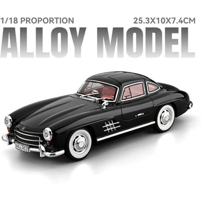 1:18 Mercedes Benz 300Sl Klassiek Sportvoertuig Legering Metaal Diecast Modelauto Kinder Speelgoedauto Race Spellen Vakantie Cadeaus Kind