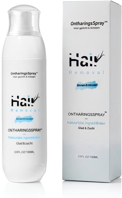Ontharingsspray 100ml – Ontharingscrème voor Intieme Delen en Gevoelige Huid – Pijnloze Haarverwijdering – Mannen & Vrouwen – Snelwerkend & Huidvriendelijk