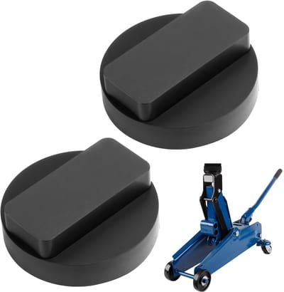 Dailygoods- Krikrubber 2 Stuks - Krikbescherming - Antislip - Rubberen Blok - Geschikt voor BMW/Mini - Duurzaam Materiaal - Krikpads