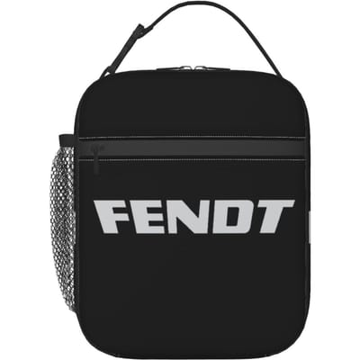 Landbouwtrekker Fendt Geïsoleerde Lunchtas voor Vrouwen Kinderen Lekvrije Voedseldozen Thermische Lunchbox Tote One Size black