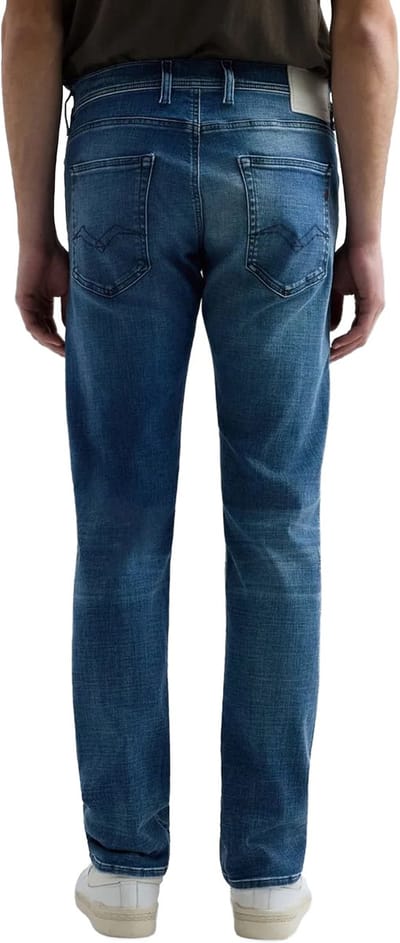 Blauwe jeans Replay Grover straight fit