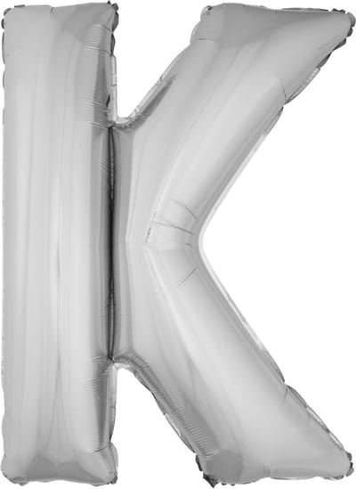 ESPA - Enorme zilverkleurige aluminium letter ballon - Zilver / Grijs