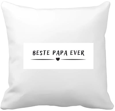 Akyol - beste papa ever Kussen hoes - Vader - father - leuk cadeau voor je vader - 40 bij 40 cm