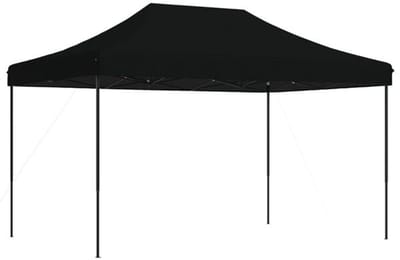 Partytent opvouwbaar - Paviljoen - Easy up - Waterdicht - Weerbestendig - Zwart