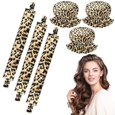 Zijde Haar Krulset - 3 Stuks Krullers voor Nachtelijke Krullen, Geschikt voor Alle Haartypes en DIY Styling