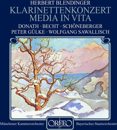Münchener Kammerorchester, Herbert Blendinger - Blendinger: Klarinettenkonzert. Media In Vita (CD)