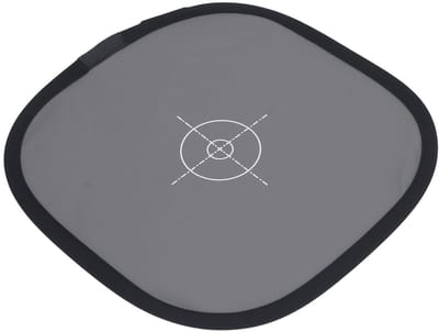 Dailygoods- Grijze Kaart 30 Cm - Dubbelzijdig Focusbord - Witbalansreferentiekaart - PU Leer - Draagtas - Slijtvast en Eenvoudig te Reinigen