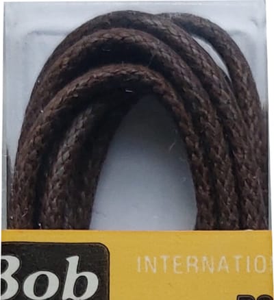 Bob Veter - Donker Bruin - Dun Rond - Wax - Lengte 70 cm - Dikte 2,5 mm - Schoenveter