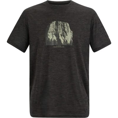 Heren Fingal T-shirt met korte mouwen en gemêleerde print