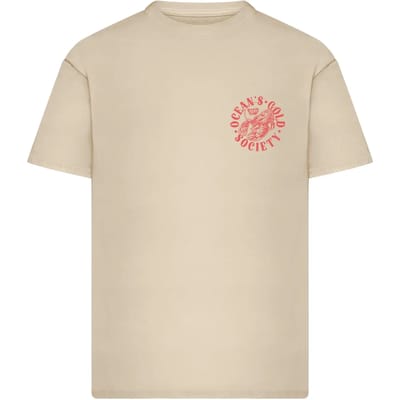 Mister Tee - Oceans Gold Oversize Heren Tshirt - L - Creme