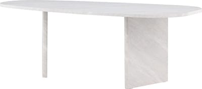 Grönvik eetkamertafel ovaal 100x220 cm wit.
