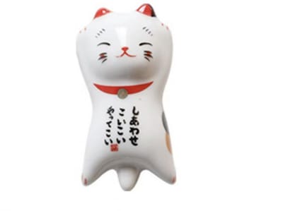 Hiden - Japanse Katten - Eetstokjes houder - Sushi servies - Chopsticks - Sushi set - Eetstokjes leggers - Tafelen & Eten - Sushi decoratie - Wit