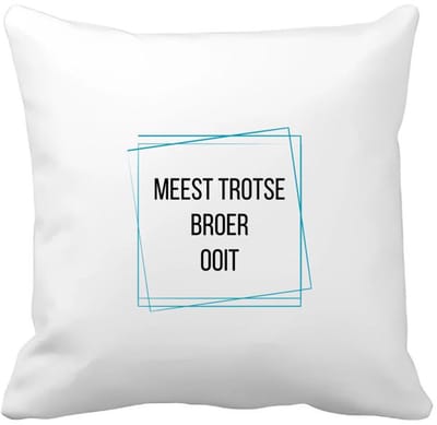 Akyol - meest trotse broer ooit Kussen hoes - Broer - trotse broer - verjaardagscadeau - verjaardag - cadeau - cadeautje voor broer - broer artikelen - kado - geschenk - gift - 40 bij 40 cm