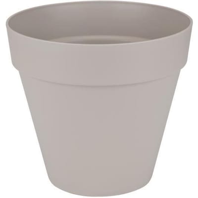 Elho Loft Urban Rond 50 - Bloempot voor Buiten - Ø 48.5 x H 44.5 cm - Warm grijs