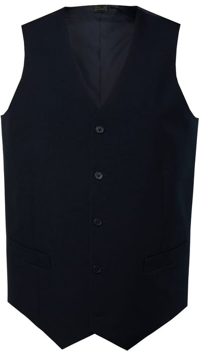 Men Plus - Heren - Bodywarmer business mix & match Porto - Navy blauw - Maat 58