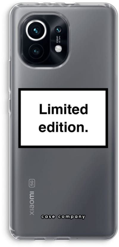 Case Company® - Hoesje geschikt voor Xiaomi Mi 11 hoesje - Limited edition - Soft Cover Telefoonhoesje - Bescherming aan alle Kanten en Schermrand