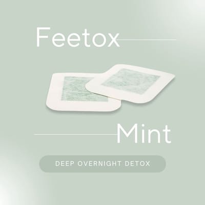 Feetox | Munt (32 stuks) | De pleister om extra vuilstoffen vanuit je lichaam te laten absorberen. Help je immuunsysteem.