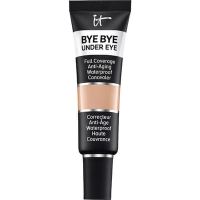 IT Cosmetics Bye Bye Under Eye Concealer - 24U Gepigmenteerde Dekking - Geformuleerd met Peptiden, Collageen, Hyaluronzuur en Vitamine E - Volledig Dekkend & Anti-Aging - Tan 30.5 - 12ml