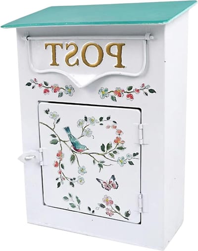 Wandmontage Brievenbus - Buitenpost - Post Ontvangen - Regenbescherming - 23x13x31cm - Donkergrijs