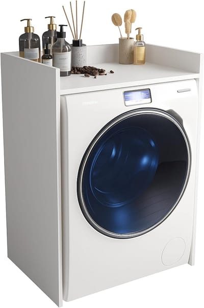 Wasmachine Kast Ombouw met Plank – Stevig Geluiddempend Meubel (66x97x62 cm)