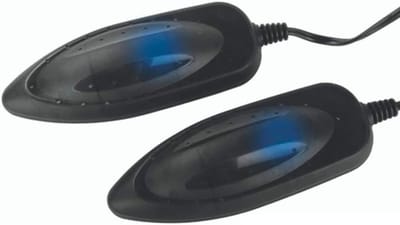 RUX® Professionele Schoenendroger – Elektrische Schoenverfrisser 41db – Schoendroger 220V - Geurvreters voor Schoenen - met Timer - met Droogfunctie – Makkelijk te Gebruiken - Zwart - 24cm x 12cm x 6cm