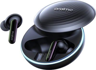 oraimo SpaceBuds – Draadloze Oordopjes – Hybride ANC – 40u Batterij – 6 ENC Microfoons – Bluetooth 5.4