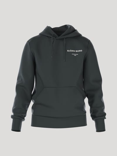 Björn Borg Essential 1 Hoodie Heren - Trui met Capuchon - Katoen - Urban Chic Groen - Maat M