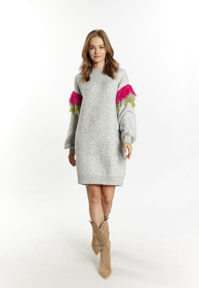 IZIA Jumper Dames grijs melange