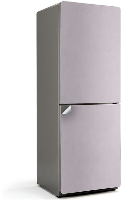 Wallfluent Koelkaststickers - Lichtpaars Koelkast Folie - 70 cm x 190 cm - Lichtpaars Koelkaststickers - Grote Koelkast Sticker - Koelkast Opknappen Sticker - Decoratieve Koelkaststicker - Koelkast Opknappen Sticker