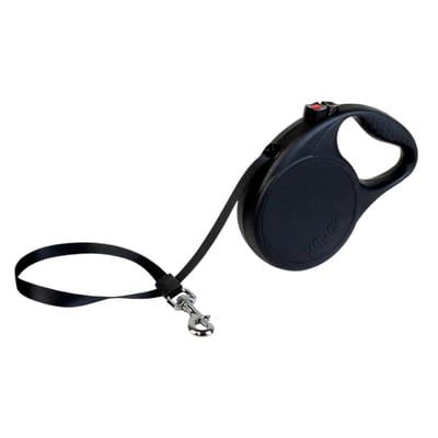 Kong Trail Intrekbare Leiband Zwart L, ca.50kg hond