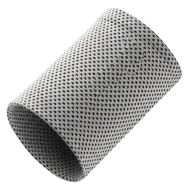 Grijze zweetband polsband voor dames en heren – sport pols zweetband met geperforeerde textiel structuur – elastische polsband voor fitness, hardlopen, yoga, gym, training en buitensport