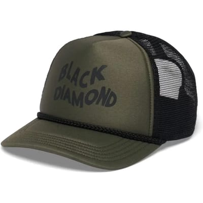 Black Diamond Flat Bill Trucker Pet Groen Man,Vrouw