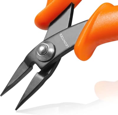 Precisie Lange Neus Tang Pincet voor Sieraden maken - 1mm Puntige Tip