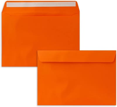 500x C5 Enveloppen Oranje 16,2x22,9 cm - Zelfklevend voor Uitnodigingen en Wenskaarten