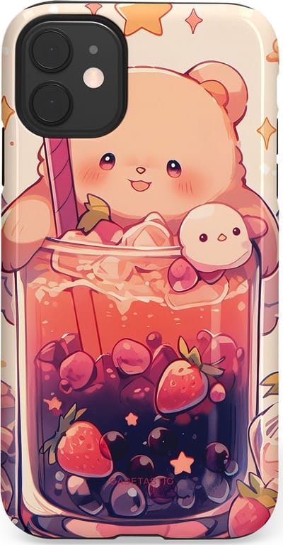 Casetastic Hoesje Geschikt voor Apple iPhone 11 - Stijlvolle Beschermende Duo-layer Case - Beertjes Cocktail
